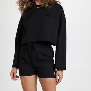 Free People Movement Black Sunny Set Lounge Set